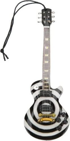 Miniature En Bois Guitare Suspendue Arbre De Vacances Ornement De Noël Instrument Ornements Pour Fête De Noël Accueil Mur Décor Fournitures - Style C Autres Collectibles