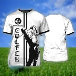 Chemise De Golf Pour Homme, Chemise De Golf Funny 3D Personnalisée, Cadeaux Pour Homme, Femme, Noël, Anniversaire, Famille -Oui || N/A || pearhead 61NiTmhOFfL. AC UL1000