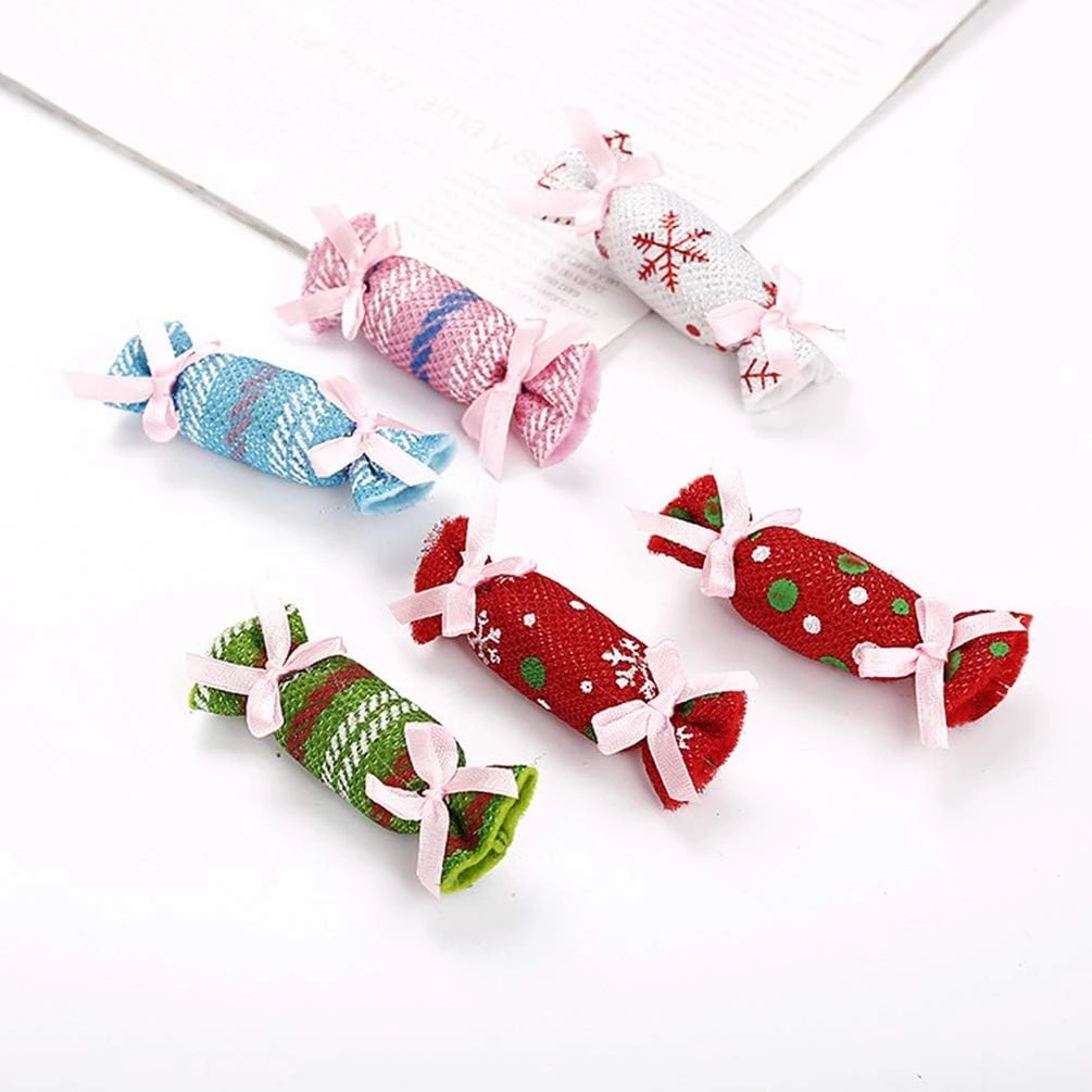 Amosfun 8Pcs Candy Dog Jouets Pour Animaux De Compagnie Jouets En Forme De Bonbons En Tissu De Tissu Interactif Pour Animaux De Compagnie Chaton De Jouets De Mâcher Avec Des Fournitures De Noël Pour Animaux De Compagnie Chatons (couleur Aléatoire) 9 Amosfun 8Pcs Candy Dog Jouets Pour Animaux De Compagnie Jouets En Forme De Bonbons En Tissu De Tissu Interactif Pour Animaux De Compagnie Chaton De Jouets De Mâcher Avec Des Fournitures De Noël Pour Animaux De Compagnie Chatons (couleur Aléatoire) - Image 7