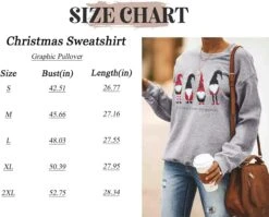 Barlver Femmes De Noël Polaire Pulls À Manches Longues Fuzzy Sweatshirts Vacances Graphique Chemises -Oui || N/A || pearhead 61OV0UU10kL. AC UL1250
