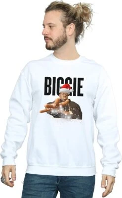 Absolute Cult Notorious BIG Chapeau De Noël Biggie Hommes Sweatshirt
