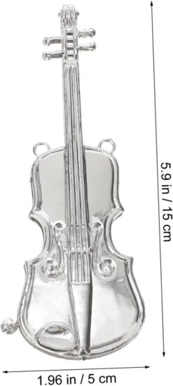 Artibetter 12pcs Instrument De Musique Modèle Accessoires De Mariage Figurines Décor Décor De Mariage Trompette Ornement De Noël Saxophone Ornement De Noël Violon Ornement En Plastique Argent Minuscule Violon 19 Artibetter 12pcs Instrument De Musique Modèle Accessoires De Mariage Figurines Décor Décor De Mariage Trompette Ornement De Noël Saxophone Ornement De Noël Violon Ornement En Plastique Argent Minuscule Violon -Oui || N/A || pearhead 61SlpgwR53L. AC SL1500