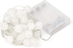 Lumières De Cordes HuTools Globe Pour Chambre à Coucher, Lumières De Noël Décoratives, Lumières De Boules De Crackle En Cristal 10Ft 30 LED Luminaires De Fées Fonctionnant à La Batterie Blanche Douce Parfait Pour La Décoration De La Saint-Valentin -Oui || N/A || pearhead 61TMPeZzNL. AC SL1000