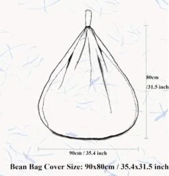 RTMX&kk Chaise De Jardin Siège Unique Bean Bag Housse De Canapé, Adulte Chaise Lounger Housse De Siège Couverture De Noël Gaming Beanbag Couvre Avec Poignée, Sans Remplissage, 90X80cm, C6 -Oui || N/A || pearhead 61UUaB2fnoL. AC SL1500