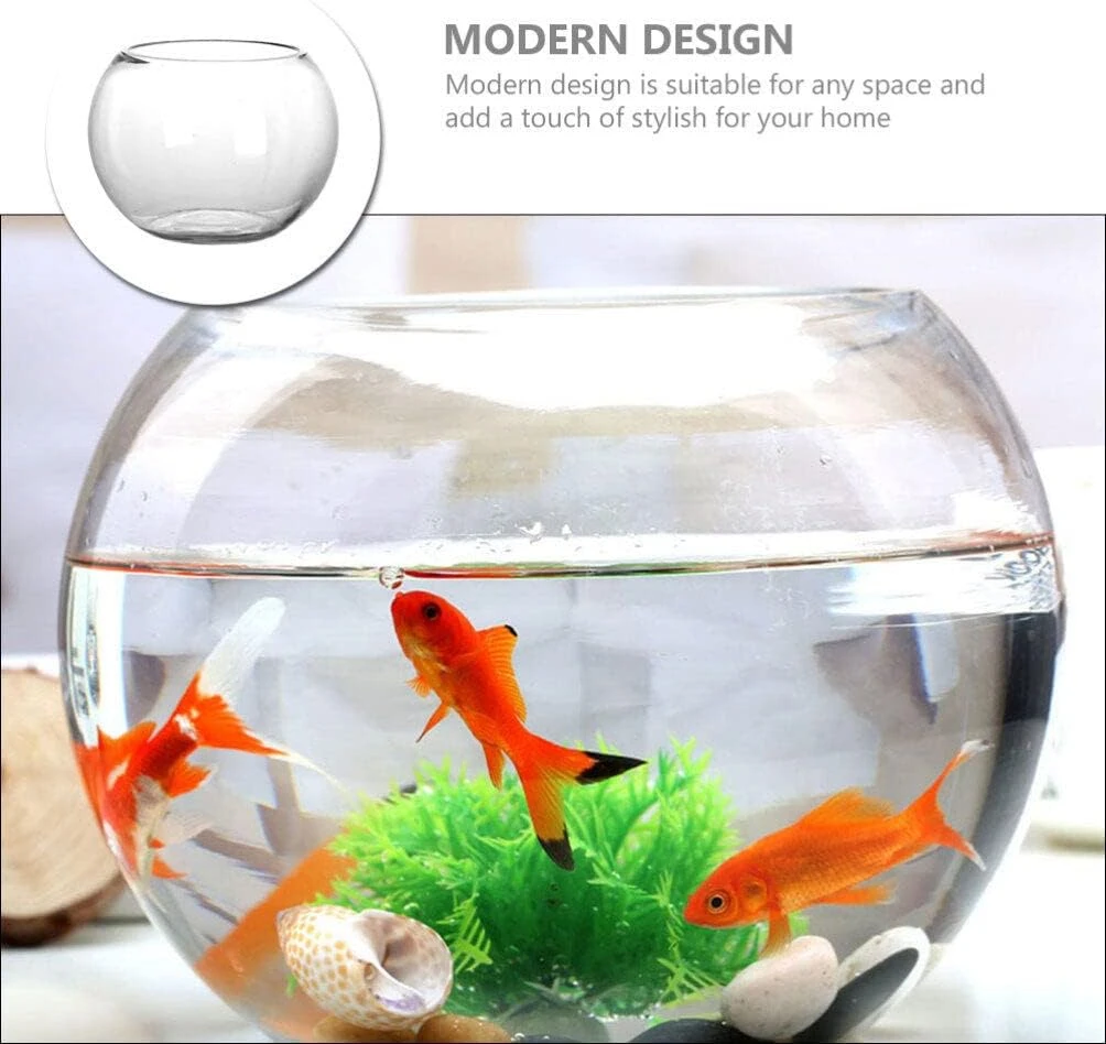 Verre Bubble Bowl Verre Poissons Bols Aquarium Rond Clair Poissons Gardien Fishbowl Golden Fish Tank Vase Pot Pour Fête De Mariage Événement Noël Vacances Décor à La Maison 12 Cm Fish Bowl Vase 10 Verre Bubble Bowl Verre Poissons Bols Aquarium Rond Clair Poissons Gardien Fishbowl Golden Fish Tank Vase Pot Pour Fête De Mariage Événement Noël Vacances Décor à La Maison 12 Cm Fish Bowl Vase - Image 8