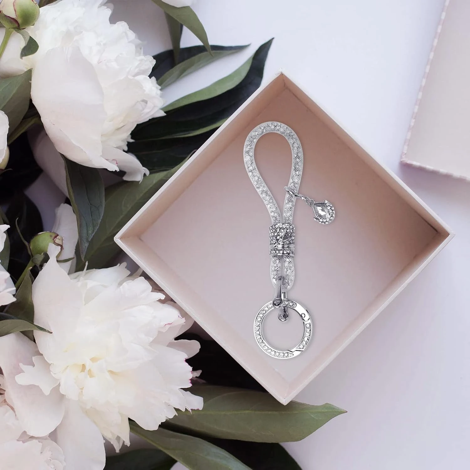 Porte-clés De Voiture En Cristal De Vitesse, Porte-clés Bling Bling Porte-clés En Strass Pour Femme Cadeau De Noël D'anniversaire 7 Porte-clés De Voiture En Cristal De Vitesse, Porte-clés Bling Bling Porte-clés En Strass Pour Femme Cadeau De Noël D'anniversaire - Image 5