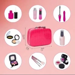 Kit De Maquillage Bretend Yaostyichy Pour Filles, Ensemble De Jeu Pour Enfants - Avec Sac Cosmétique Anniversaire Noël, Jouet Pour Tout-petits, Petite Fille 3 Ans + ( Maquillage Non Réel ) ( Enfants Roses ) 13 Kit De Maquillage Bretend Yaostyichy Pour Filles, Ensemble De Jeu Pour Enfants - Avec Sac Cosmétique Anniversaire Noël, Jouet Pour Tout-petits, Petite Fille 3 Ans + ( Maquillage Non Réel ) ( Enfants Roses ) -Oui || N/A || pearhead 61Xb8Srox9L. AC SL1500