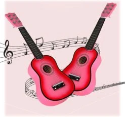 Baosity Finest Solid 1inch Acoustic Guitar Instrument De Musique Pour Enfants Débutants Etudiants Noël Anniversaire Cadeau, Rose -Oui || N/A || pearhead 61bWqqR3ryL. AC SL1024