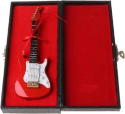 DZDZDZ Mini Instrument De Musique Modèle 14cm Mini Guitare Électrique Modèle Miniature Guitare Réplique De Noël Décoratifs Ornements -Oui || N/A || pearhead 61cYBtyW2uL. AC SL1500