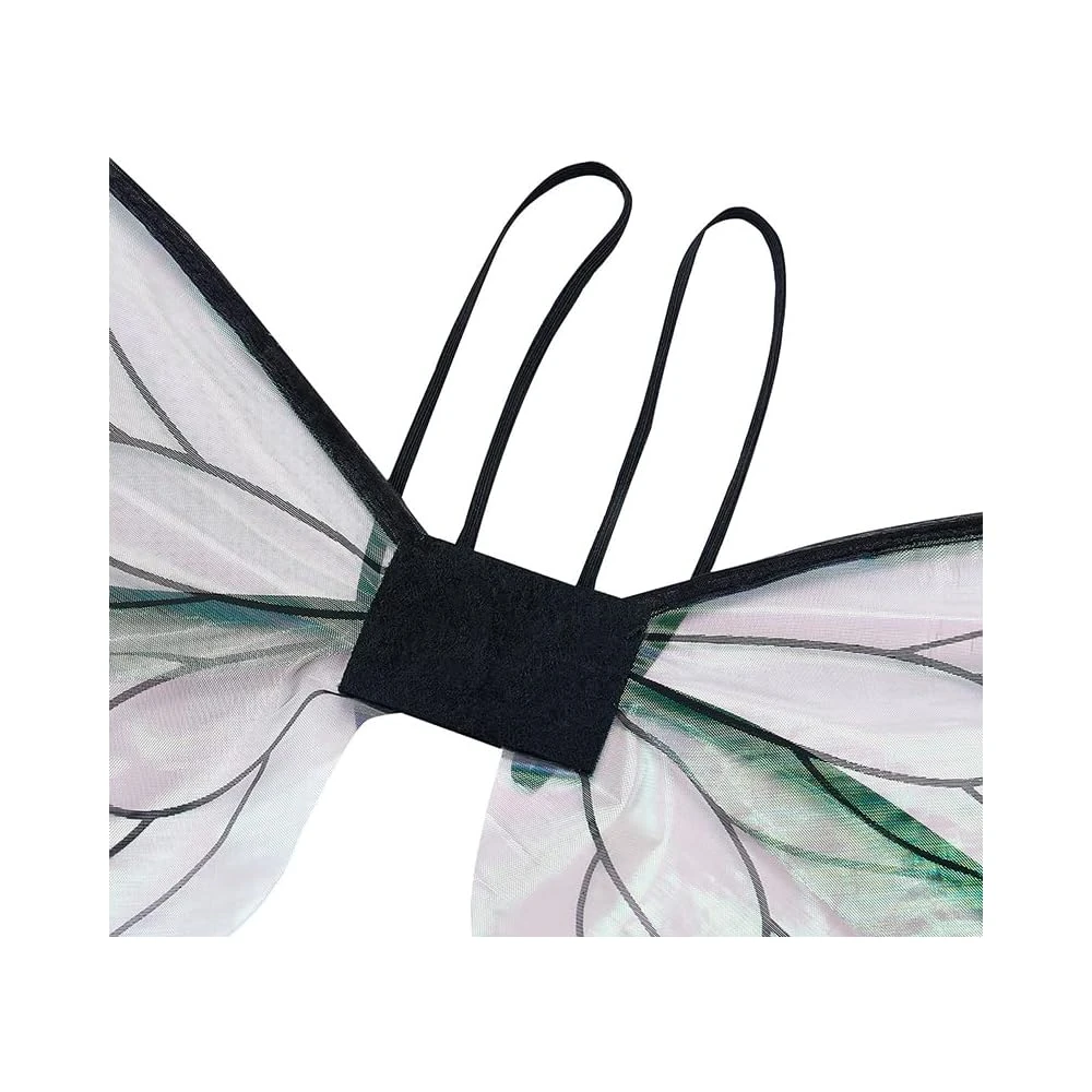 Ailes De Fée Pour Filles Femmes Cosplay Habille-toi Sparkling Transparent White Butterfly Wings Halloween Costume Noël Fave De Noël 9 Ailes De Fée Pour Filles Femmes Cosplay Habille-toi Sparkling Transparent White Butterfly Wings Halloween Costume Noël Fave De Noël - Image 7