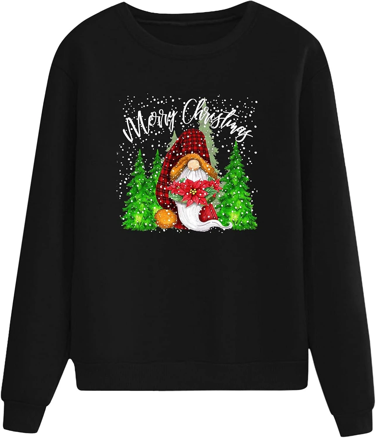 Sweatshirts De Noël à Manches Longues Crewneck Top Oversized Trendy Hiver Sweat Xmas Holiday Sweatshirts 9 Sweatshirts De Noël à Manches Longues Crewneck Top Oversized Trendy Hiver Sweat Xmas Holiday Sweatshirts - Image 7