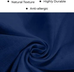 D'Moksha Bleu Marine Table Runner 14 X 72 Pouces, 100% Pur Linge Hemstitch Table Runner 72 Pouces Long, Parfait Pour Noël, Thanksgiving, Mariage, Fête, Salon, Facile Soins Machine Lavable -Oui || N/A || pearhead 61dyMg27c1L. AC SL1080