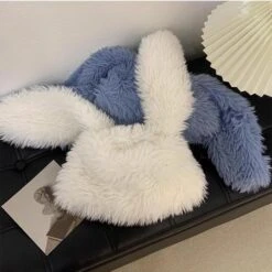 En Peluche Chapeau Pour Les Femmes Fuzzy Mignon Beanie Solide Couleur Lapin Lapin Oreilles Chapeau Y2K Hiver Froid Météo Noël Halloween -Oui || N/A || pearhead 61dyer2Z0jL. AC UL1000