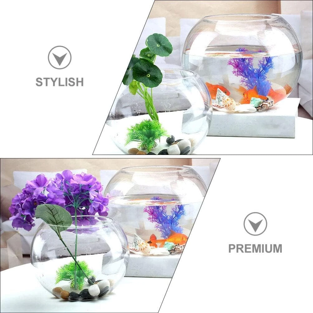 Verre Bubble Bowl Verre Poissons Bols Aquarium Rond Clair Poissons Gardien Fishbowl Golden Fish Tank Vase Pot Pour Fête De Mariage Événement Noël Vacances Décor à La Maison 12 Cm Fish Bowl Vase 11 Verre Bubble Bowl Verre Poissons Bols Aquarium Rond Clair Poissons Gardien Fishbowl Golden Fish Tank Vase Pot Pour Fête De Mariage Événement Noël Vacances Décor à La Maison 12 Cm Fish Bowl Vase - Image 9
