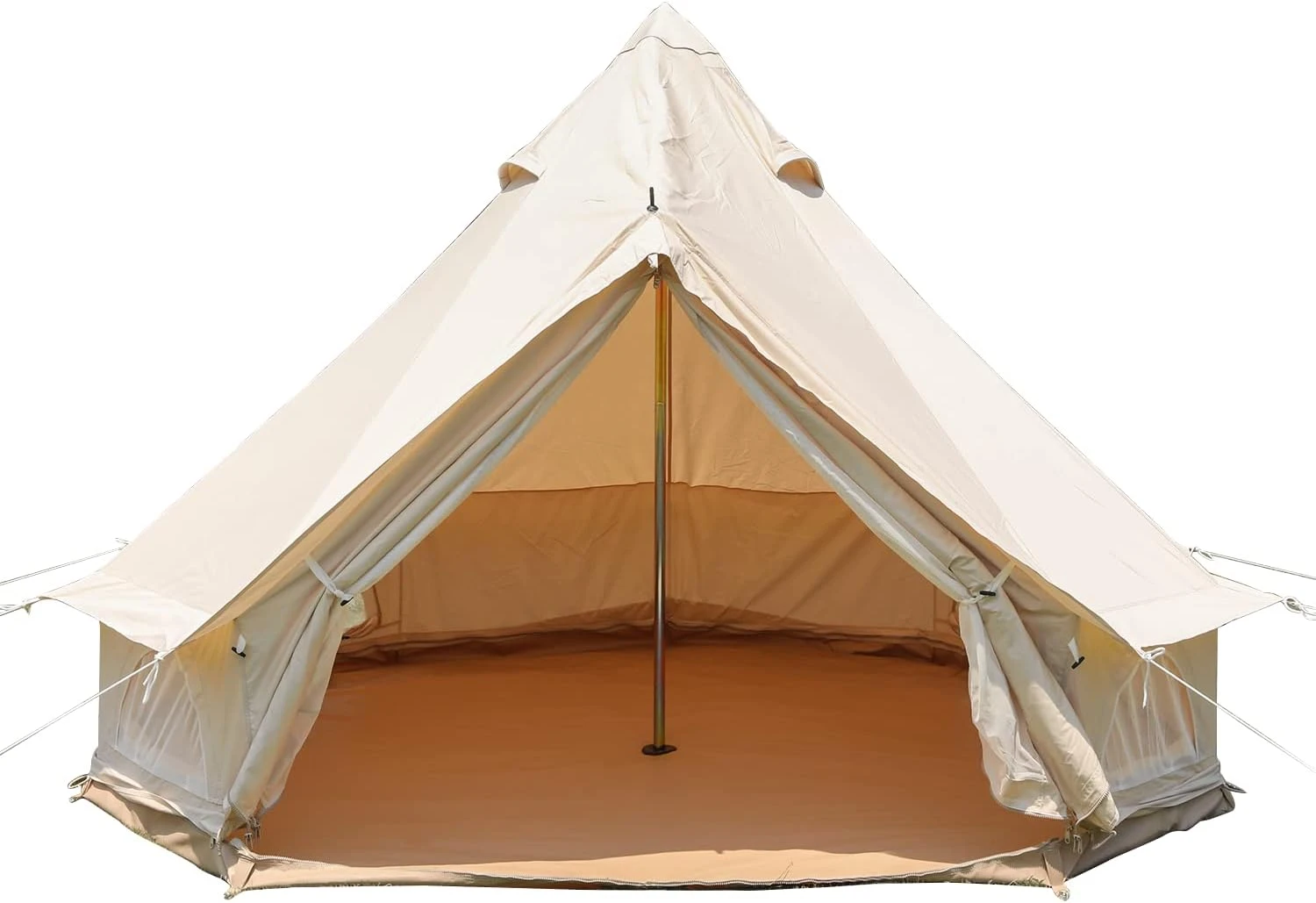 Tente De Cloche En Toile De Coton à 100%, Tente De Glamping De Luxe, Tentes De Yourte Pour Toute L'année, Tente De Cloche étanche Pour 4 / 8 / 10/12 Personne Camping Familial Chasse Extérieure Fête De Noël En 4 Saisons 3 Tente De Cloche En Toile De Coton à 100%, Tente De Glamping De Luxe, Tentes De Yourte Pour Toute L'année, Tente De Cloche étanche Pour 4 / 8 / 10/12 Personne Camping Familial Chasse Extérieure Fête De Noël En 4 Saisons