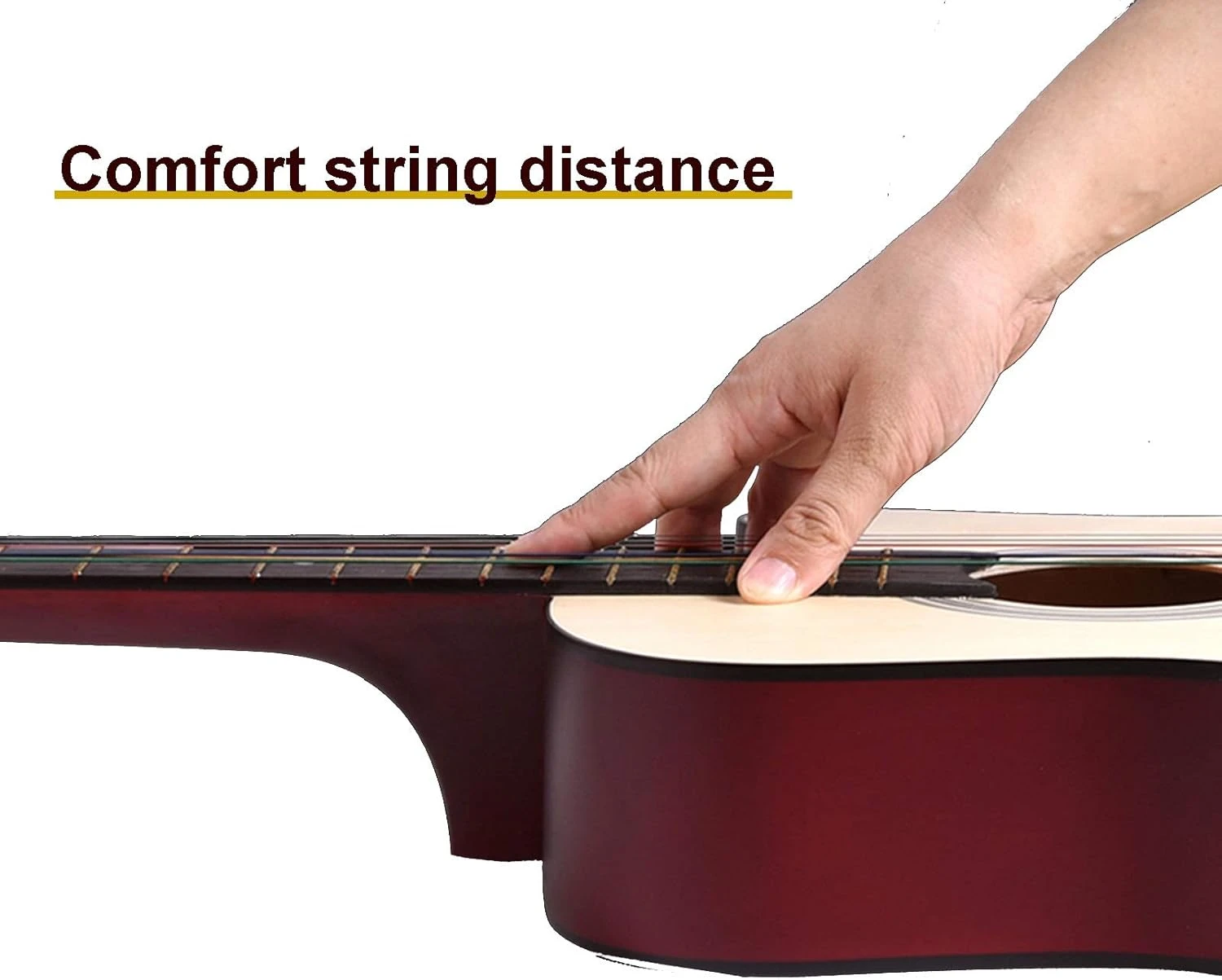 YANG-Plant Flower Stand YYFANG 38" 4/4 Acoustique Classique Guitare Placage Picea Droite-Handed Starter Kit Pour Débutants, Enfant Avec Accessoires Débutant, Naturel Pour Noël Des Enfants, Cadeaux D'anniversaire 8 YANG-Plant Flower Stand YYFANG 38" 4/4 Acoustique Classique Guitare Placage Picea Droite-Handed Starter Kit Pour Débutants, Enfant Avec Accessoires Débutant, Naturel Pour Noël Des Enfants, Cadeaux D'anniversaire - Image 6