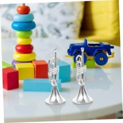 Artibetter 12 Pcs Instrument De Musique Modèle Arbre De Noël Décorations Violon Accessoires Décor De Noël Violon Figurine Poupée Maison Accessoires Instruments De Musique Pour Arbre De Noël Hawaii -Oui || N/A || pearhead 61n2gpgQHL. AC SL1245