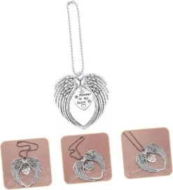 Garneck 2pcs Coeur Ailes Pendentif Voiture Accessoires Animaux Mémorial Décorations Anges Ailes Collier Noël Upside Down Croix Boucles D'oreilles Alliage Argent Ange Aile Charme De Voiture Noël 14 Garneck 2pcs Coeur Ailes Pendentif Voiture Accessoires Animaux Mémorial Décorations Anges Ailes Collier Noël Upside Down Croix Boucles D'oreilles Alliage Argent Ange Aile Charme De Voiture Noël -Oui || N/A || pearhead 61qHMDTediL. AC SL1302