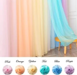 Yancorp 6 Panneaux Rideaux De Cisaillement Décoration De La Fenêtre Arc-en-ciel Raisins De La Voile 63 Pouces Enfants Filles Garçons Fête Fave De La Fête Noël Salle De Classe Décoration Chambre Retour ( Macaron, ( W40 X L84 ) X 6 Panneaux ) 12 Yancorp 6 Panneaux Rideaux De Cisaillement Décoration De La Fenêtre Arc-en-ciel Raisins De La Voile 63 Pouces Enfants Filles Garçons Fête Fave De La Fête Noël Salle De Classe Décoration Chambre Retour ( Macaron, ( W40 X L84 ) X 6 Panneaux ) -Oui || N/A || pearhead 61qOKcSfRIL. AC SL1200