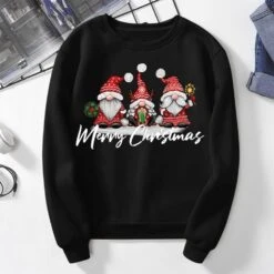 GREGG De Noël Sweatshirts Pour Femmes Merry Graphic Print À Manches Longues Chemises Crewneck Pull Casual Blouse Tops -Oui || N/A || pearhead 61qsOlAjRtL. AC UL1500