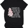 Chemises De Noël Drôle De Femmes I Wouldn't Do Anything Lettre Graphique T-Shirt Casual À Manches Courtes Crew Neck Tee Tops -Oui || N/A || pearhead 61sMPfGEhpL. AC UL1500