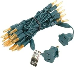 Lumières De Nouveauté Lampes à Cordes De Noël Ambre T5 LED - Ensemble De Lumière Intérieure / Extérieure Répertorié UL Avec 35 Mini Ampoules Pour Arbre De Noël, Terrasse, Décoration De Mariage - ( Fil Vert, 11,5 'long ) -Oui || N/A || pearhead 61scHOhiAL. AC SL1000