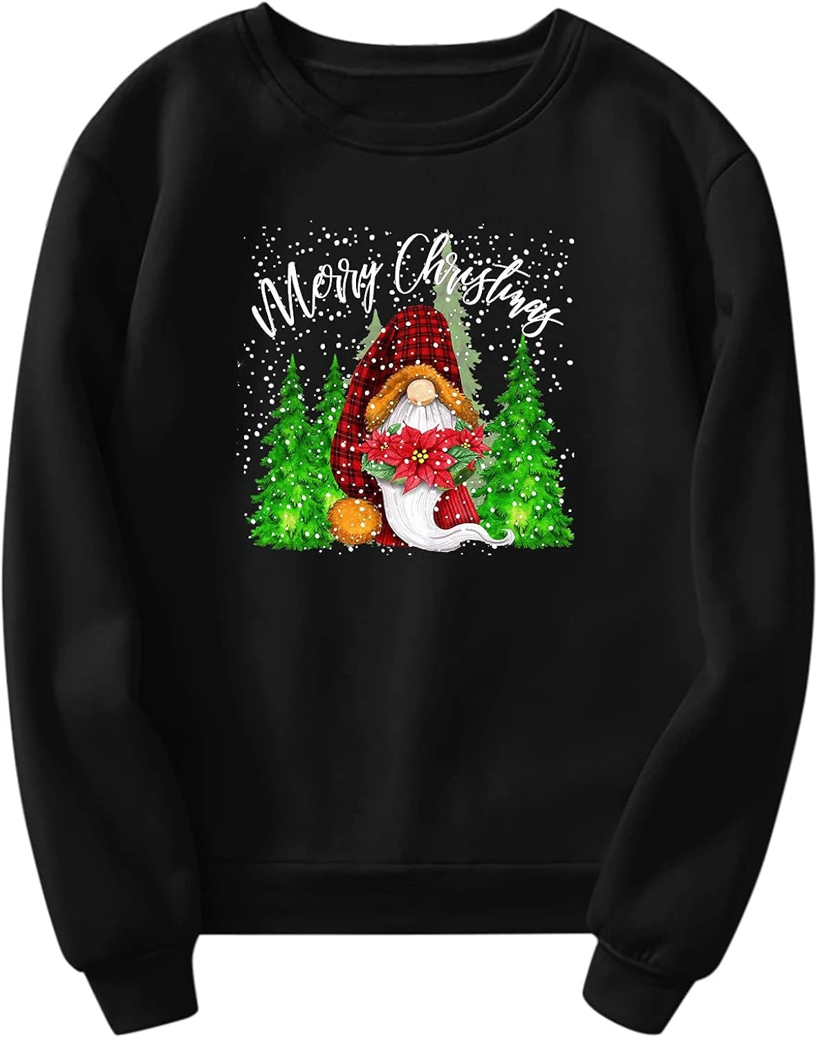 Sweatshirts De Noël à Manches Longues Crewneck Top Oversized Trendy Hiver Sweat Xmas Holiday Sweatshirts 8 Sweatshirts De Noël à Manches Longues Crewneck Top Oversized Trendy Hiver Sweat Xmas Holiday Sweatshirts - Image 6