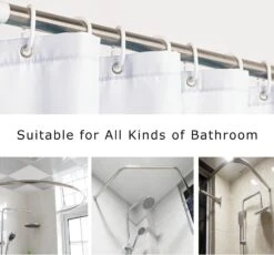 4Pcs Christmas Elk Grinch Rideau De Douche Ensemble Avec Non-Slip Tapis, Tapis De Bain Et Couvercle De Toilette Couverture Pour Salle De Bains L'ourlet Pondéré Polyester, Nouvel An Décor De Vacances D'hiver De Noël Avec 12 Crochets 72x72 In(50) -Oui || N/A || pearhead 61v7BYe77wL. AC SL1500