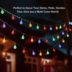 Feux De Chaîne LED ALOVECO Feux De Chaîne Alimentés Par Batterie 18 Pieds 50 LED Avec Télécommande 8 Modes Luminaires De Fée étoilés Globe Pour Noël En Plein Air Jardin De Noël Fête De Noël ( Multicolore ) -Oui || N/A || pearhead 61wJFaH1bSL. AC SL1200