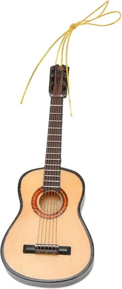 Wnvivi Miniature Guitar Model,Musical Instrument Model Collection, Hanging Mini Wood Guitar Ornament For Dedroom,Étude, Décor De L'arbre De Noël -Oui || N/A || pearhead 61yacFVS1mL. AC SL1500 1