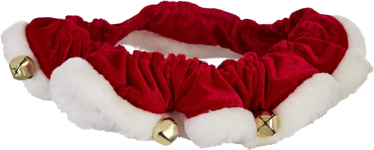 Huxley & Kent Ruff Pet Scrunchy | Santa ( Grande ) | Cou De Noël / Vacances Festifs Pour Chiens / Chats | Accessoire De Costume Extensible Amusant | Collier Souple Avec Cloches 3 Huxley & Kent Ruff Pet Scrunchy | Santa ( Grande ) | Cou De Noël / Vacances Festifs Pour Chiens / Chats | Accessoire De Costume Extensible Amusant | Collier Souple Avec Cloches