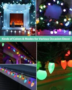 Jyoiat Couleur Changeant Chaîne Lumières Avec Télécommande - Fonction De Timing, Dimmable Étanche Connectable 33ft 50LED C9 & Globe String Lumières Pour Noël De Vacances En Plein Air 12 Jyoiat Couleur Changeant Chaîne Lumières Avec Télécommande - Fonction De Timing, Dimmable Étanche Connectable 33ft 50LED C9 & Globe String Lumières Pour Noël De Vacances En Plein Air -Oui || N/A || pearhead 711kPG7UbBL. AC SL1500