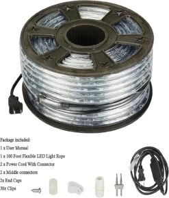 Lumières De Corde LED Tuanchuanrp 100Ft Extérieur, 110V Lumières De Chaîne Extérieures Imperméable, Idéal Pour Les Combles, Jardin Des Arrière-cours, Halloween, Décoration De Noël, Utilisation Extérieure Intérieure (blanc Chaud) -Oui || N/A || pearhead 712piwo1ehS. AC SL1500