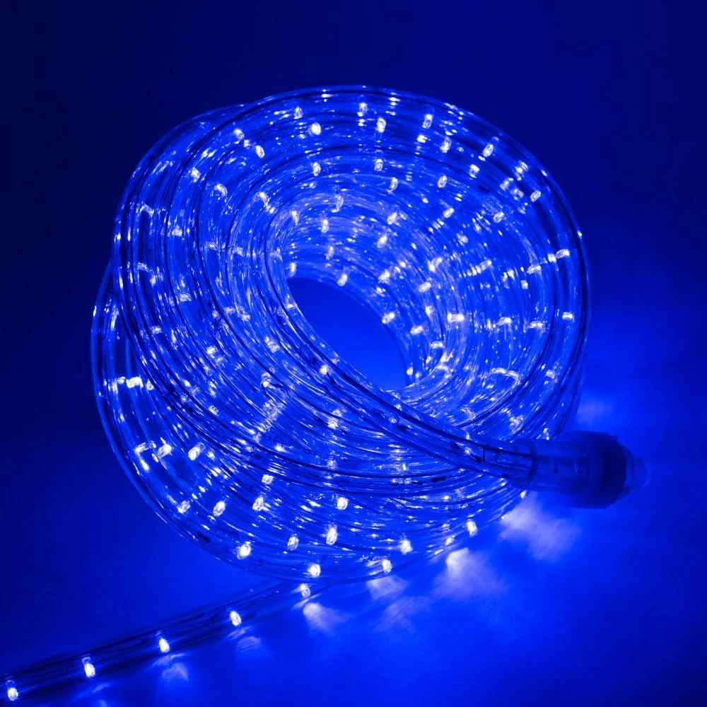 Ouest Ivoire 288LEDs, 25ft Bleu LED Corde Lumière W/ 8 Mode 1/2" Épais, Contrôleur Connectable Extérieur Permanent Imperméable Accent Éclairage Extérieur, ETL Certifié, Vacances Noël Backyard Décor 10 Ouest Ivoire 288LEDs, 25ft Bleu LED Corde Lumière W/ 8 Mode 1/2" Épais, Contrôleur Connectable Extérieur Permanent Imperméable Accent Éclairage Extérieur, ETL Certifié, Vacances Noël Backyard Décor - Image 8