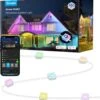 Povee Permanent Outdoor Lights, Smart RGBIC Outdoor Lights Avec 75 Modes Scène, 100ft Avec 72 LED Eaves Lights IP67 Étanche Pour Halloween, Noël, Nouvel An, Travailler Avec Alexa, Google Assistant 1 Povee Permanent Outdoor Lights, Smart RGBIC Outdoor Lights Avec 75 Modes Scène, 100ft Avec 72 LED Eaves Lights IP67 Étanche Pour Halloween, Noël, Nouvel An, Travailler Avec Alexa, Google Assistant -Oui || N/A || pearhead 713d2JxpfrL. AC SL1500