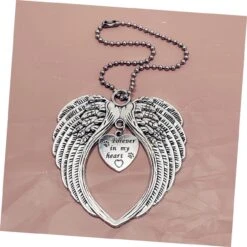 Garneck 2pcs Coeur Ailes Pendentif Voiture Accessoires Animaux Mémorial Décorations Anges Ailes Collier Noël Upside Down Croix Boucles D'oreilles Alliage Argent Ange Aile Charme De Voiture Noël 18 Garneck 2pcs Coeur Ailes Pendentif Voiture Accessoires Animaux Mémorial Décorations Anges Ailes Collier Noël Upside Down Croix Boucles D'oreilles Alliage Argent Ange Aile Charme De Voiture Noël -Oui || N/A || pearhead 714wxQU0qyL. AC SL1281