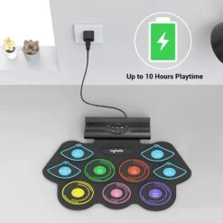 Ensemble De Batterie électronique PAXCESS, 9 Tampons De Batterie, Ensemble De Batterie électrique Avec Prise Casque, Haut-parleur Et Batterie Intégrés, Bâton De Batterie, Pédales, Meilleur Cadeau Pour L'anniversaire Des Vacances De Noël -Oui || N/A || pearhead 715ndYL0ZkL. AC SL1500