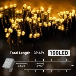 L LAMPOP Solar String Lights Outdoor Waterproof Ultra Bright Fairy Lights 2pack 100L 8 Modes Garden Light Pour Les Décorations De Pâques Noël, Halloween, Yard, Summer Party, Wedding ( Warm White 14 L LAMPOP Solar String Lights Outdoor Waterproof Ultra Bright Fairy Lights 2pack 100L 8 Modes Garden Light Pour Les Décorations De Pâques Noël, Halloween, Yard, Summer Party, Wedding ( Warm White -Oui || N/A || pearhead 716Y8sO3hML. AC SL1500