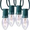 Lumières De Noël Vintage, 50 Pieds C9 Lampes à Cordes Pour La Période Des Fêtes De Noël Stranger Things Party Garage Extérieur Intérieur Jardin Patio Arrière-cour Décoration Café, Fil Vert -Oui || N/A || pearhead 7171UOZ2SHL. AC SL1500