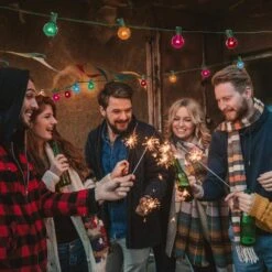 Lumières De Noël G40 Lumières De Cordes Colorées Extérieur 25FT Avec 25 Ampoules Transparentes Multicolores, Lumières De Noël Répertoriées UL Extérieur Grande Ampoule Multicolore Pour La Décoration De Noël De La Cour Arrière De La Terrasse -Oui || N/A || pearhead 7171lZoz2 L. AC SL1500