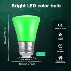 KQHBEN Pack-60 2W LED Extérieur S14 Couleur Chaîne Remplacement Ampoules Pour Mariage Halloween Fête De Noël Bar Mood Ambiance Décor -Oui || N/A || pearhead 7173pO6iXmL. AC SL1500