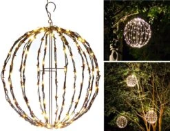 Elf Logic 3 Pack 16” Extérieur/Intérieur LED Boules De Lumière De Noël. Durable, Imperméable, Longue-Last, Léger Bright Light Ball. Lumières LED Chaudes Pour Décor De Vacances, Patio, Décor De Mariage -Oui || N/A || pearhead 717ENYMs HL. AC SL1300