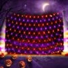 Vicila LED Net Lumière Halloween Décor Mesh Lumières, Arbre Warp Fées Lumières En Plein Air Suspendue Chaîne Lumière Pour Maison, Chambre, Noël, Jardin, Promenade, Bushes Décor-9.8ft X 6.6ft(Purple & Orange) 2 Vicila LED Net Lumière Halloween Décor Mesh Lumières, Arbre Warp Fées Lumières En Plein Air Suspendue Chaîne Lumière Pour Maison, Chambre, Noël, Jardin, Promenade, Bushes Décor-9.8ft X 6.6ft(Purple & Orange) -Oui || N/A || pearhead 7182zKDIUUL. AC SL1000