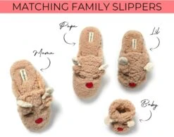 Dearfoams Unisexe-bébé Correspondance Famille Vacances Noël Renne & Turquie Écume 18 Dearfoams Unisexe-bébé Correspondance Famille Vacances Noël Renne & Turquie Écume -Oui || N/A || pearhead 718GZX hR5L. AC UL1500