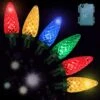 Alycosy Christmas Lights, 16,4 Ft 50 LEDs Strawberry Battery Operated Strings Lights 8 Modes Avec Marche / Arrêt Automatique Pour Noël Tree Garland Garden Patio Indoor Outdoor Christmas Decorations, Multi-Color -Oui || N/A || pearhead 718Ywh3I6CL. AC SL1500