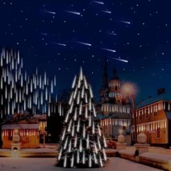 Lumières De Noël Attenantes à L'extérieur, Lumières De Douche De Météore 12 Pouces 8 Tubes Pluie Tombante Pluie Tombant Sur La Neige Lumières D'icônes En Cascade Pour Arbre De Noël, Décorations De Noël à L'extérieur, Luces De Navidad Para Extérieur ( Blanc ) 13 Lumières De Noël Attenantes à L'extérieur, Lumières De Douche De Météore 12 Pouces 8 Tubes Pluie Tombante Pluie Tombant Sur La Neige Lumières D'icônes En Cascade Pour Arbre De Noël, Décorations De Noël à L'extérieur, Luces De Navidad Para Extérieur ( Blanc ) -Oui || N/A || pearhead 719KJJsQL. AC SL1100