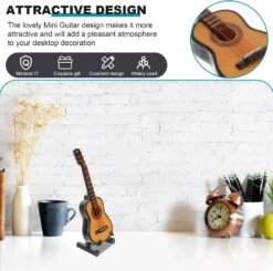 FAVOMOTO 1 Set En Bois Mini Guitare Modèle Avec Titulaire Décoratif Guitare Instrument Réplique Décor Pour Noël Maison Café Ornement 15 FAVOMOTO 1 Set En Bois Mini Guitare Modèle Avec Titulaire Décoratif Guitare Instrument Réplique Décor Pour Noël Maison Café Ornement -Oui || N/A || pearhead 71Am4m8dNPL. AC SL1500