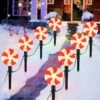 Abeja C9 Noël LED Candy Pathway String Lights Outdoor, Multi-Couleur String Lights Étanche Pour Pathway Decor Outdoor String Lights Décoration Pour Patio, Jardin, Jardin, Décoration De Pelouse, Vert -Oui || N/A || pearhead 71AvA4nTbQL. AC SL1500