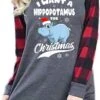 Sweatshirts De Noël Pour Les Femmes Je Veux Un Hippopotame Pour La Chemise De Noël Causal Holiday Merry Christmas Blouse Tops -Oui || N/A || pearhead 71B3RQ37yqL. AC UL1500