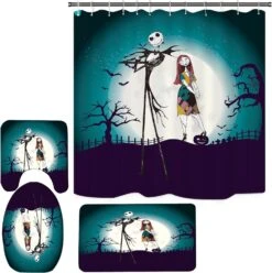 Doimck Cauchemar Avant Noël Rideaux De Douche Pour Salle De Bains Ensembles, Cauchemar Avant Noël Salle De Bains Ensembles Avec Rideau De Douche Et Tapis (N5) 13 Doimck Cauchemar Avant Noël Rideaux De Douche Pour Salle De Bains Ensembles, Cauchemar Avant Noël Salle De Bains Ensembles Avec Rideau De Douche Et Tapis (N5) -Oui || N/A || pearhead 71BimqEmeTL. AC SL1500